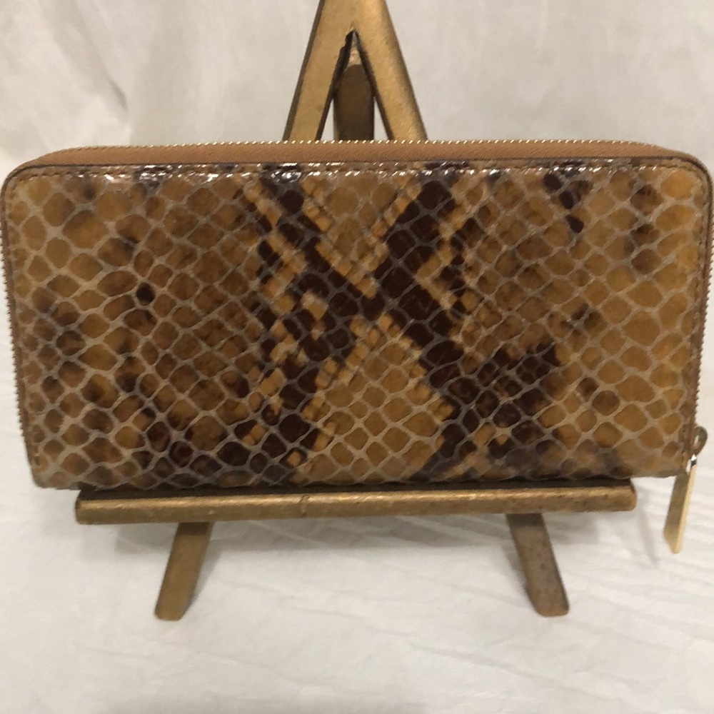 Michael Kors Python Embossed Leather Wallet - Picture 6 of 10